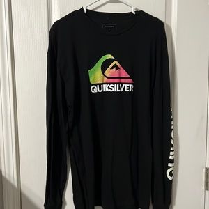 Quiksilver Black Long Sleeve Shirt